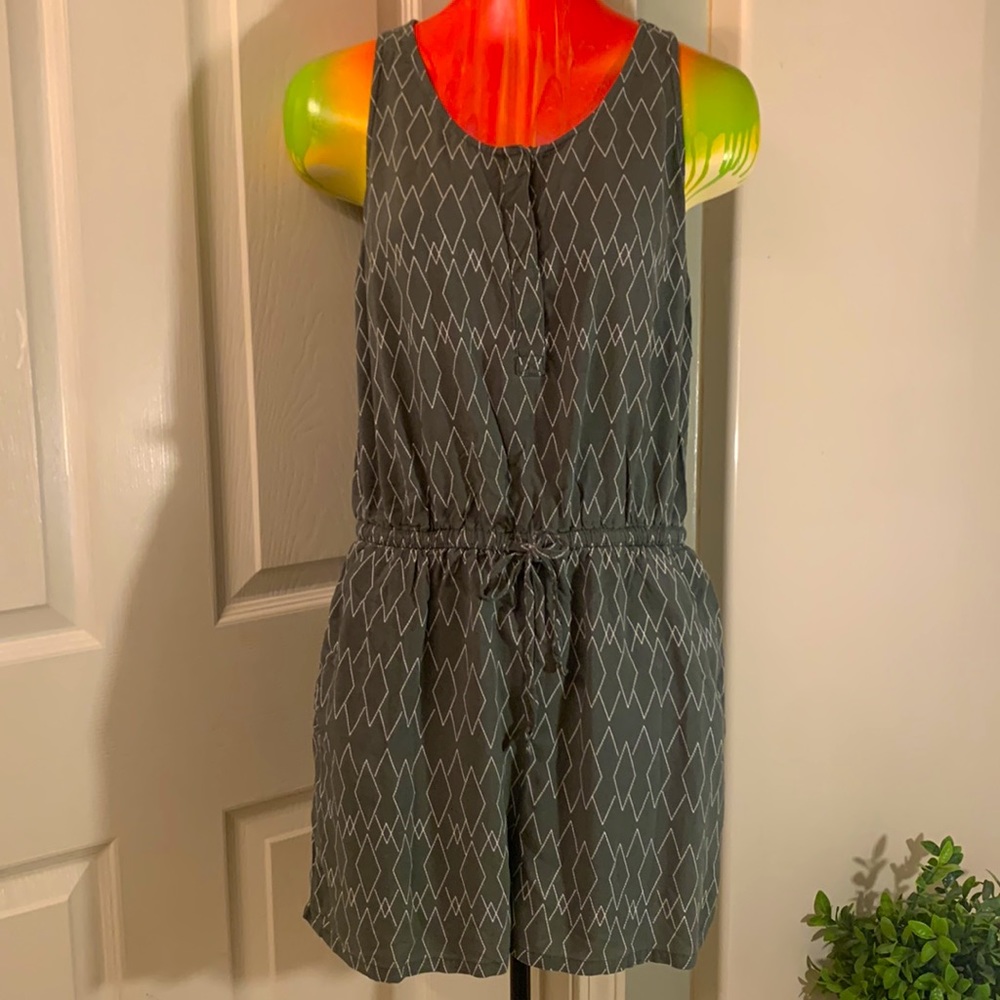 MERONA Greenish Gray Romper w/ Pockets